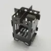 Portable Camping Wood Stove Folding Titanium Fire Pit Sturdy Alcohol for Cooking Pot 1