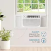 24,000 BTU Window Air Conditioner with Dehumidifier and Supplemental Heat，230V，Window AC.Ft. with Remote Control，3 Speeds, White 6