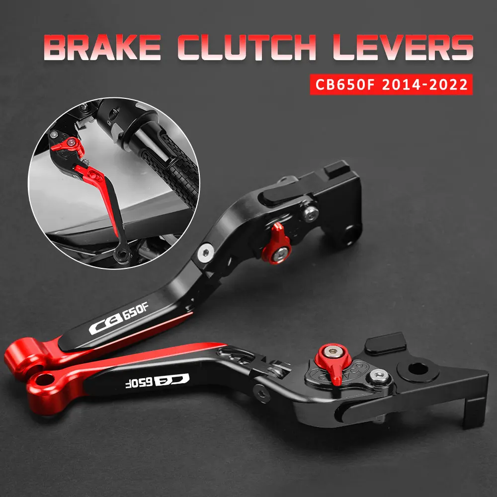 

Motorcycle Accessories Aluminum Adjustable Handle Brake Clutch Levers For Honda CBR650F CB650F CBR 650 F CB 650F 2014 2015 2016