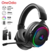 Oneodio EKSA MaKo BT Bluetooth Gaming Headset Over Ear 2.4GHz Wireless Headphones Gamer 20ms Low Latency With Mic for PC/PS4/PS5