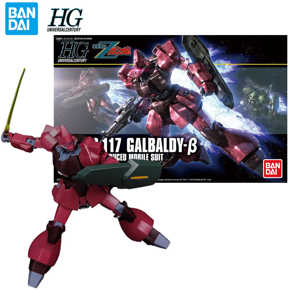 

Оригинальная модель Bandai Gundam HGUC в сборе, мобильный аниме экшн-модель, коллекционные фигурки, игрушки, подарки для детей