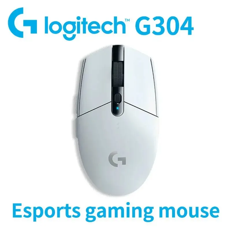 Logitech G304 Comfortable Gaming Mouse RGB Lighting Rechargeable Multi-Purpose for Gaming, Entertainment, and Office Use