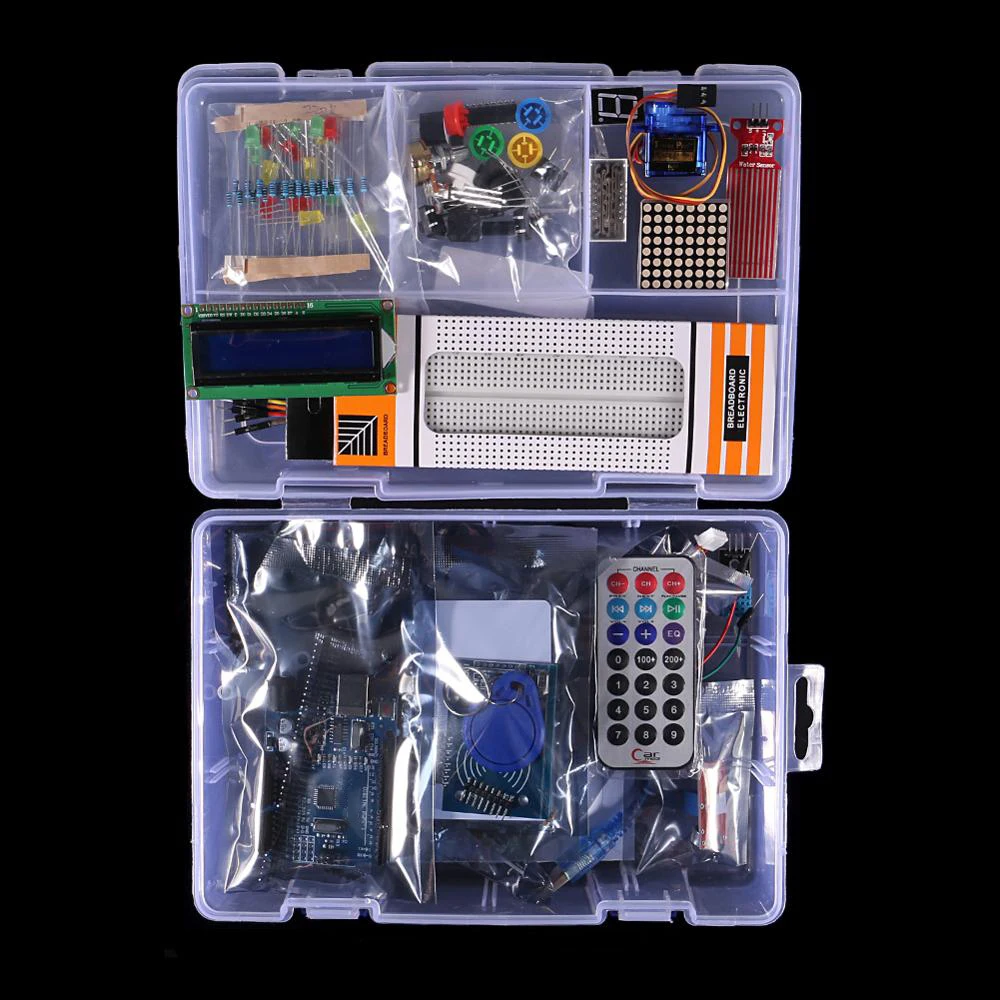 

Стартовый набор RFID для Arduino UNO R3, набор для начинающих с шаговым двигателем, Забавный электронный компонент в розничной коробке
