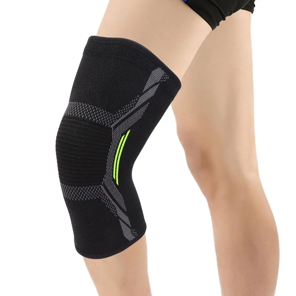 

Sports Knee Pads Elastic Non slip Cold Protective Knee Brace Fitness Running Cycling Gear Equipment