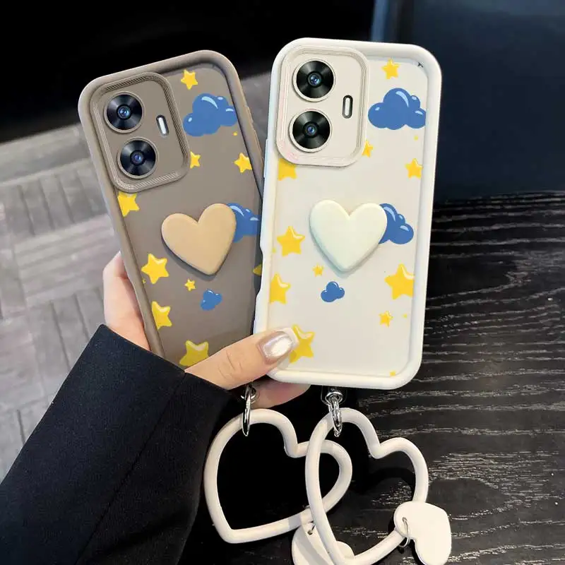 Yellow Star Phone Case Set with Lanyard and Craft Embellishments