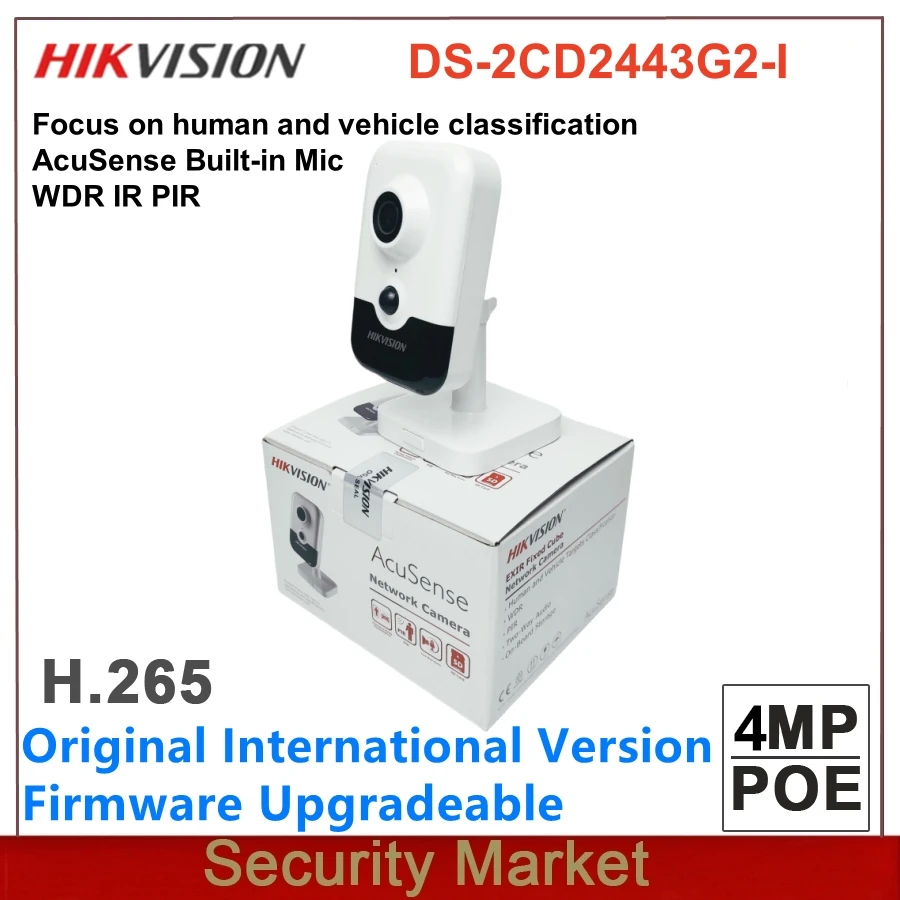 Original Hikvision English Version 4MP DS-2CD2443G2-I AcuSense