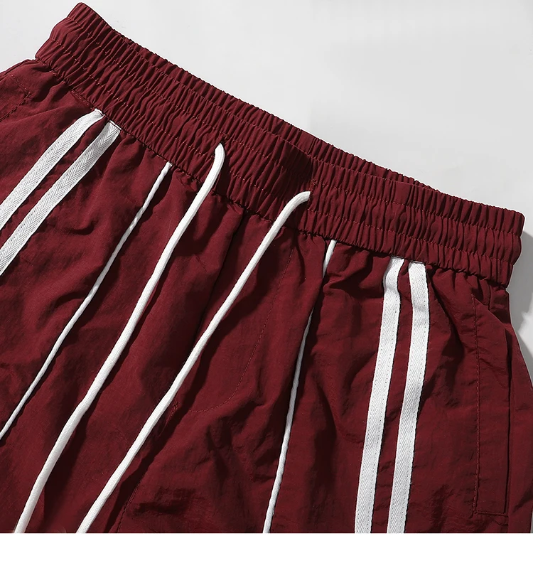 Curved Stripe Panel Track Pants S0f4bf40e72fa43238f205e8aa5d431279