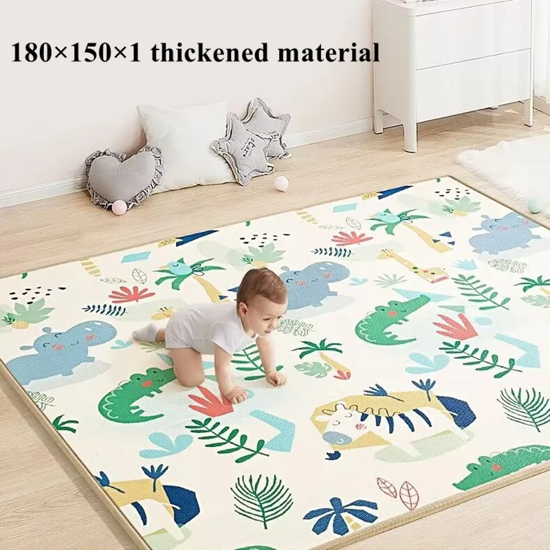 Tapis de jeu pliable pour enfants, tapis de sécurité pour bébés, tapis de sport, polymère de jeu, non CUBaby, 5 TANAvailable