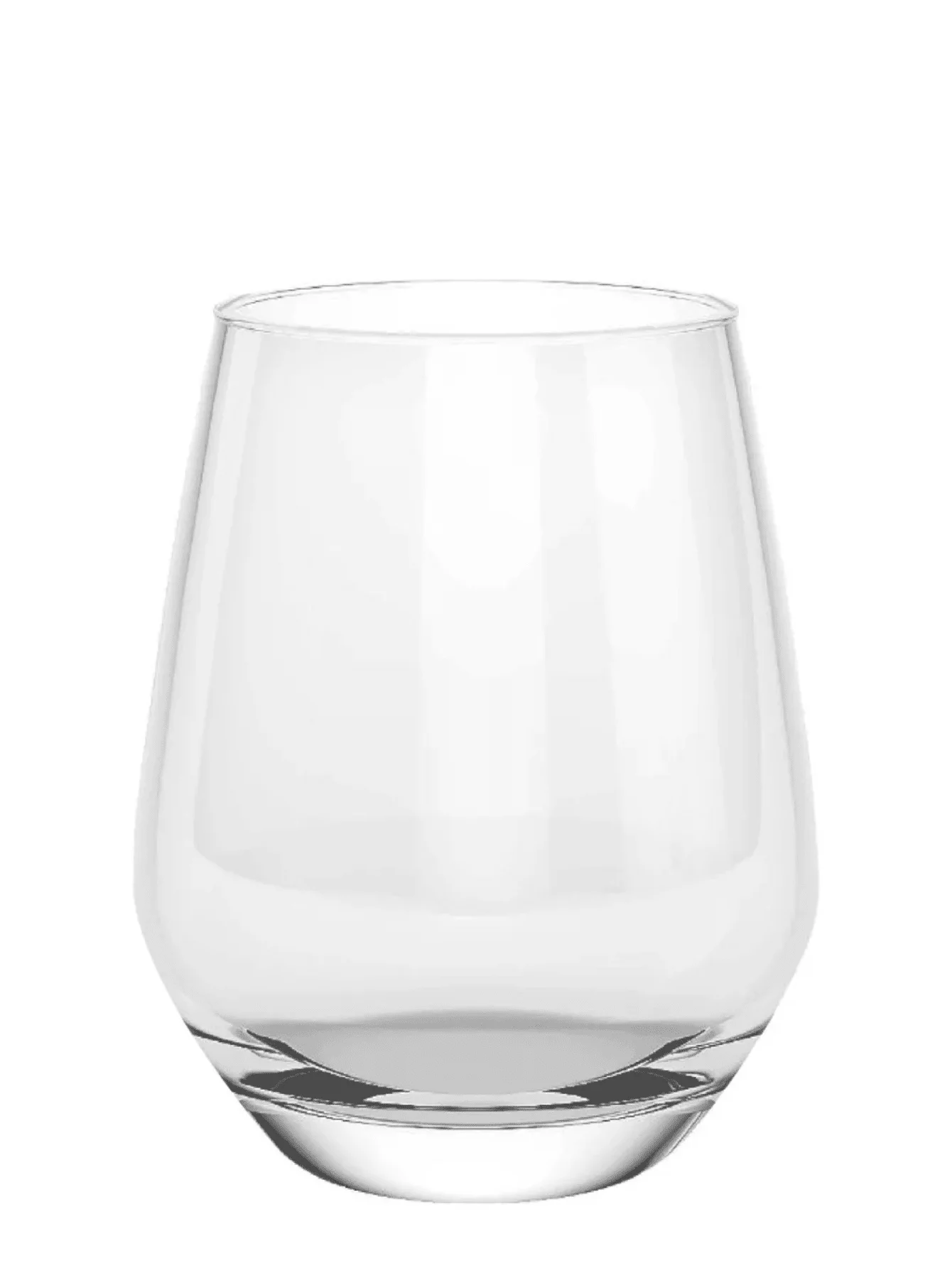Sicilia Juego De 12 Vasos De Vidrio Soplado 380 Ml. Mayoreo