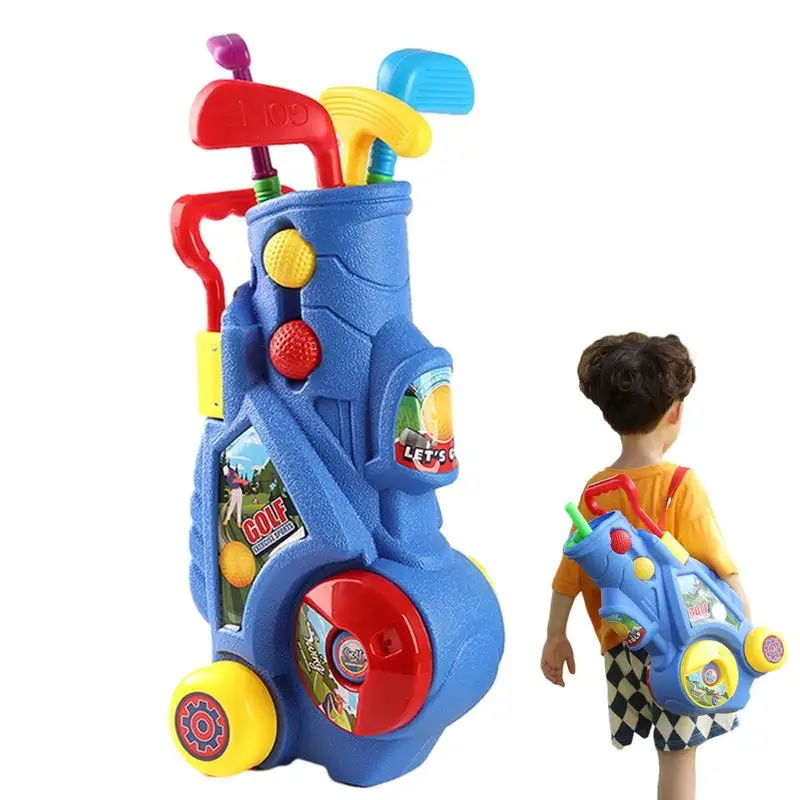 

Golf Suitcase Game Play Set Toddler Golf Set Toys Portable Indoor And Outdoor Toddler Golf Set Toys For Kids Boys Girls 3 Years