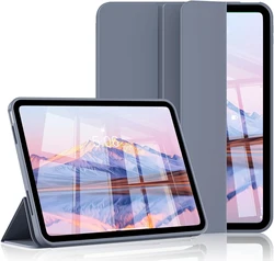 Premium PU Leather Trifold Stand Tablet Case - Soft Silicone Back Cover - Honor Pad X8b 2026 (Lavender Purple)