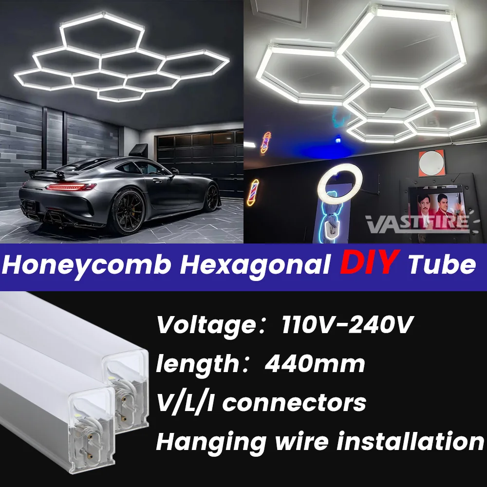 รูปสินค้า ไฟ LED โรงรถ DIY ส่องสว่าง 6 หน้า ปรับแต่งได้