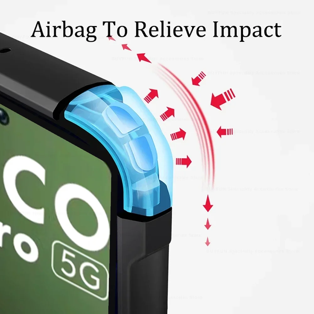 Transparent Acrylic Back Shell with TPU Soft Frame Protection