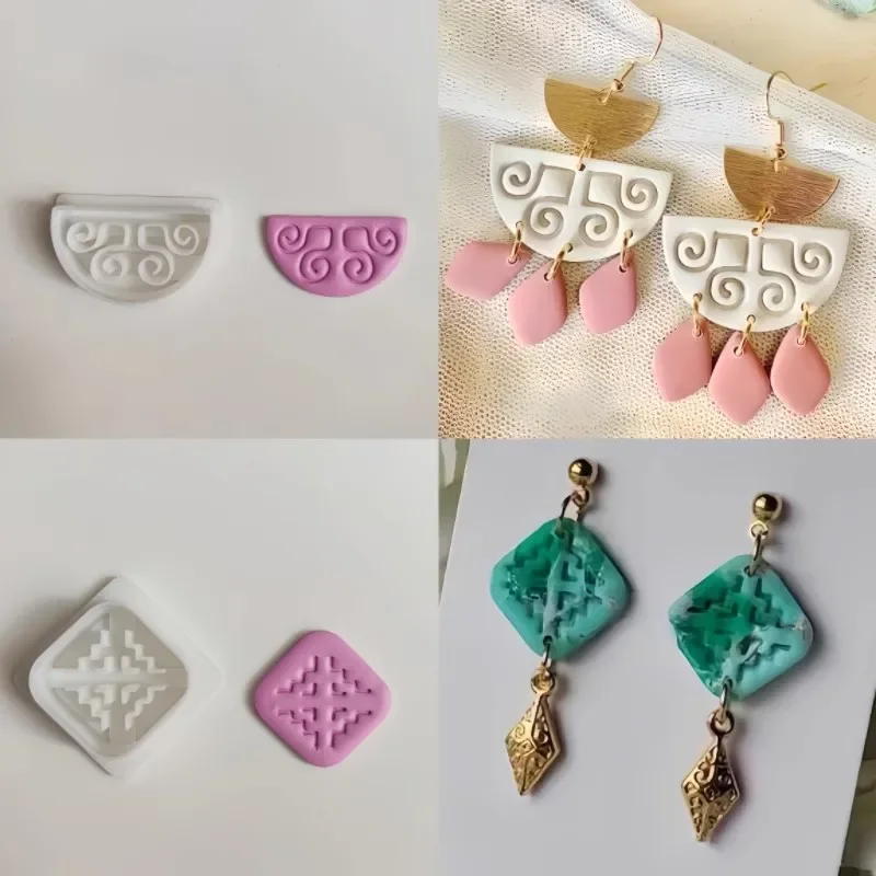 Polymer Clay Cutter Polymer Clay Tool Diy Earring Pendant Jewelry Molding Cutting Mold Ceramic Tool