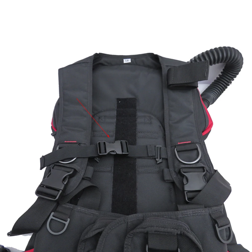 Scuba Diving Sternum Strap 23*2.5cm Backmount Sidemount For Diving Jacket