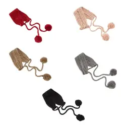 Hairband Adult Headband Ear Protections Knitted Wool Earmuff Women Knit Earflap X4YC