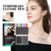10 Colors Temporary Tattoo Face Body Painting Pen Pigment Non Toxic Waterproof Party Art Festival Cosplay Halloween Make Up Tool 3