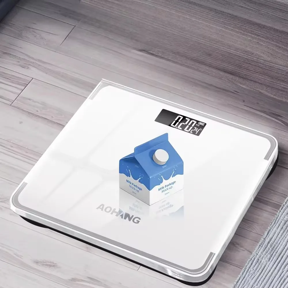 Rechargeable Simple Electronic Scale Bluetooth Body Fat Scale Intelligent Accurate Weight Measurement Body Fat