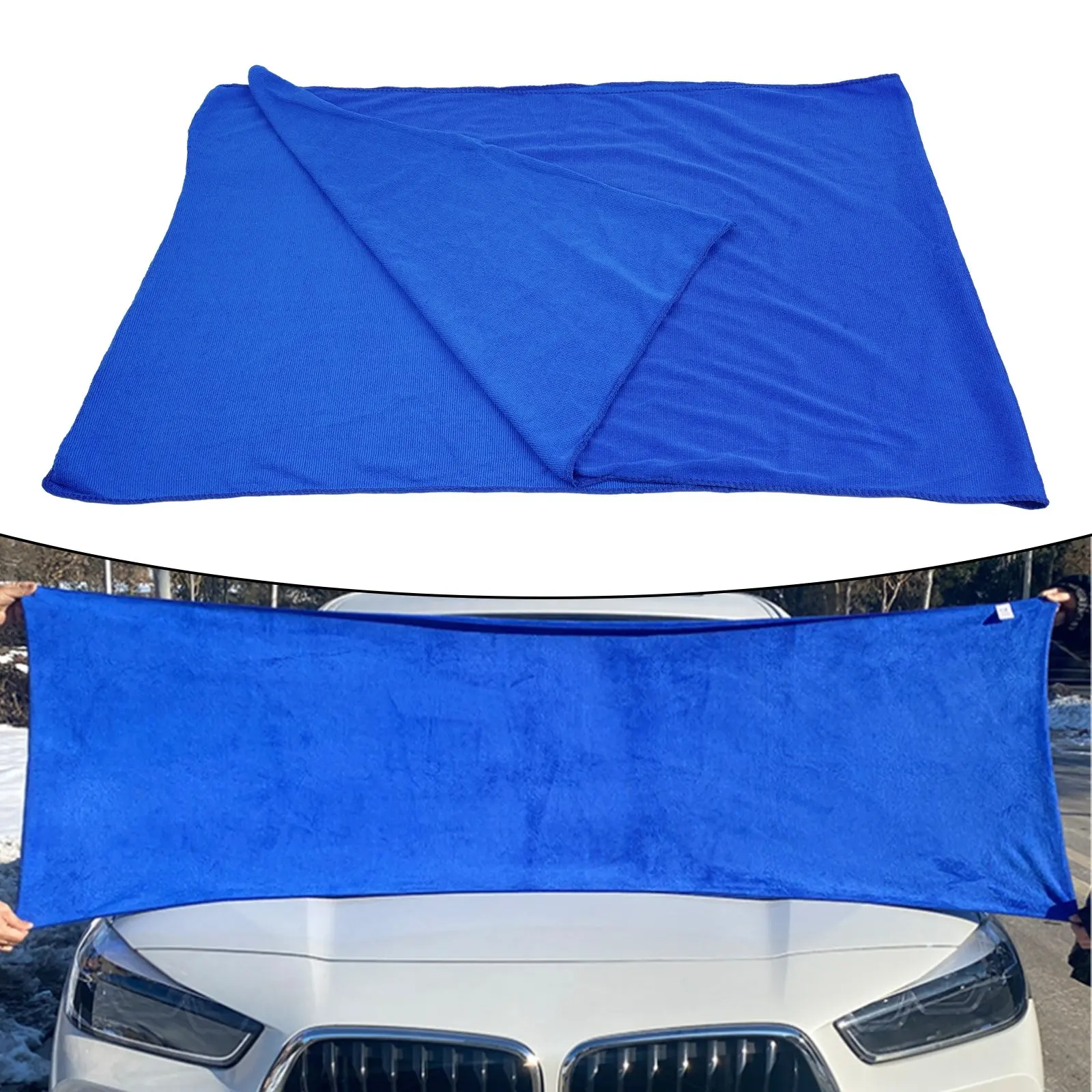 

Microfibre Car Towel Drying Cleaning Waxing Polishing Detailing No Scratch Rag Kitchen Soft Household 60*160cm