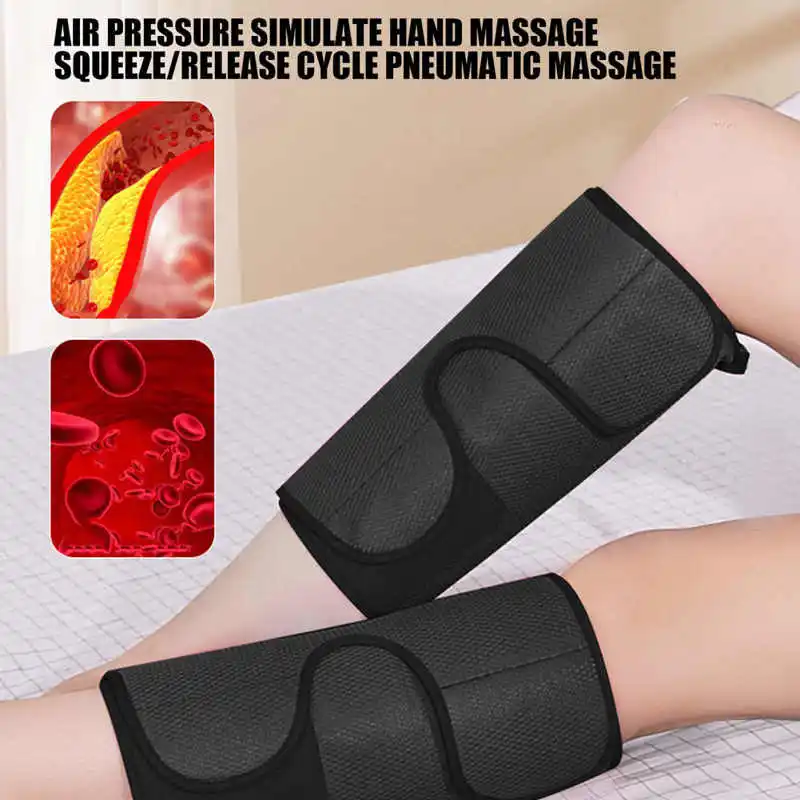 

Electric Heated Calf Massager 3 Modes Intelligent Leg Compression Hot Compress Band Knee Elbow Relieve Muscles Pain Massage Belt