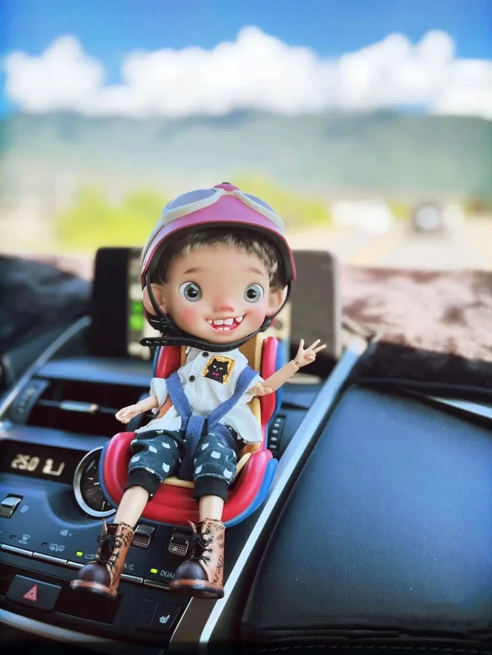 Amzing Expression 1/6 Big Head Pii with Girl Body Extra Free Hands and Feet PiPi Jaki Naughty Happy Cute Minor BJD Dolls