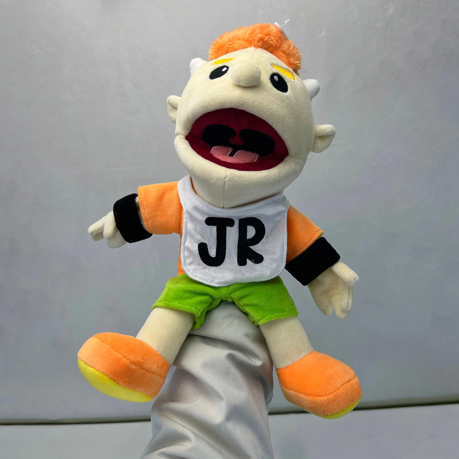 Jeffy Plush Cosplay Toys Feebee Puppet Hat Hand Puppet Kids Plush Doll Toy  For Kids E