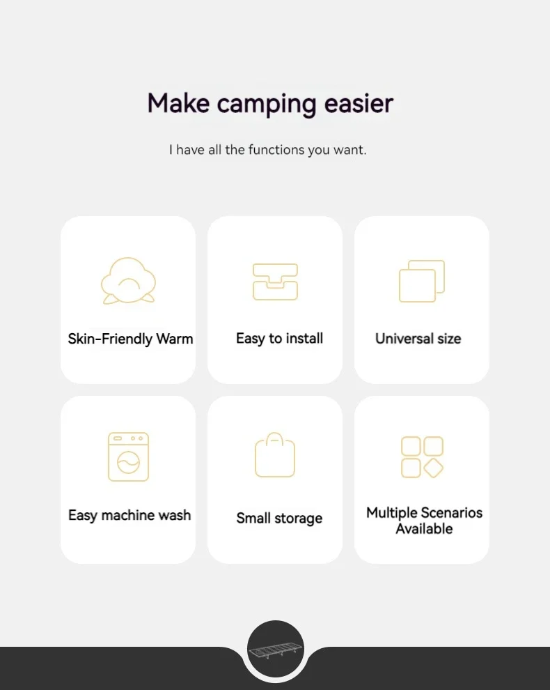 Description Picture 2 of itemNaturehike New Travel Camping Bed Mat Sleeping Pad Mattress For Universal Field Cot Winter Marching Supplies Army Green Portable