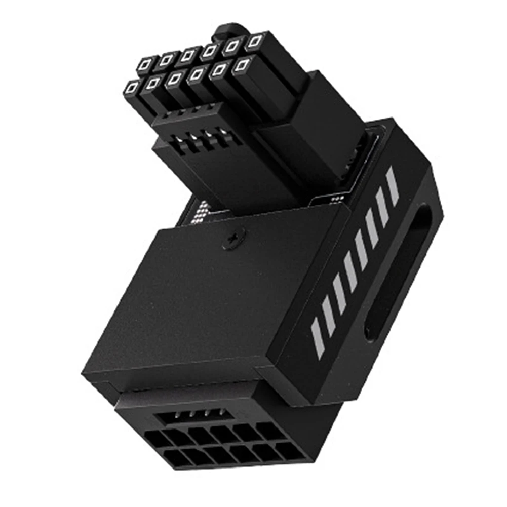 600W PCI-E 5.0 ATX3.0 12VHPWR 16-Pin (12 4) Stecker auf Buchse GPU-Stromkabel 16AWG 0,15M für RTX4090 RTX4080 Grafikkarte