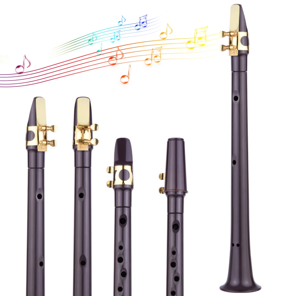 C Key Mini Pocket Saxophone with Carrying Bag Portable Saxophone Little Saxophone for Amateurs and Professional Performers