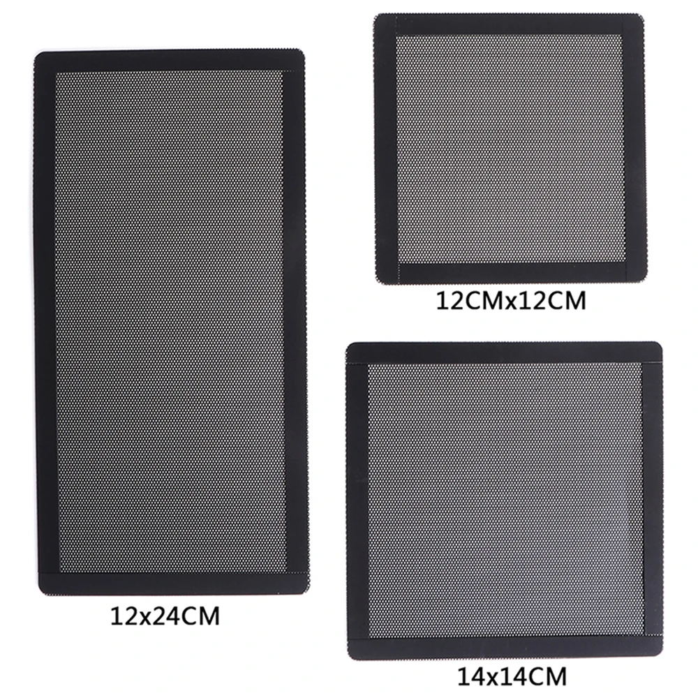 PC Case Cooling Fan Magnetic Dust Filter Mesh Net Cover Computer Guard For Computer/PC Case Cooling Fan 12x12CM 14x14CM 12x24CM 6