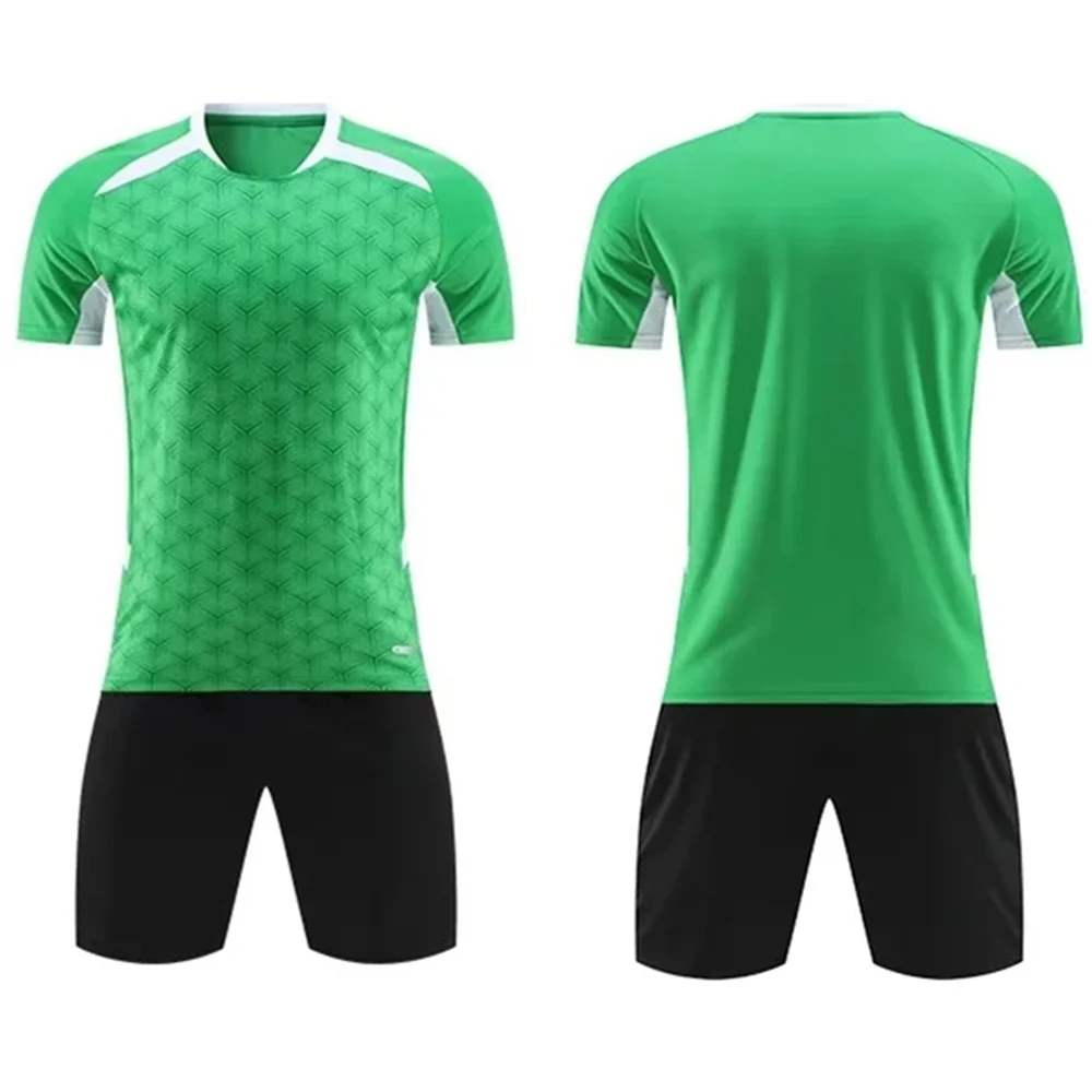 Update Kids Youth Futball Jerseys Kit Adult Soccer Training Suit 100%polyester Quick Dry Mesh Fabric Improve Your Peformance