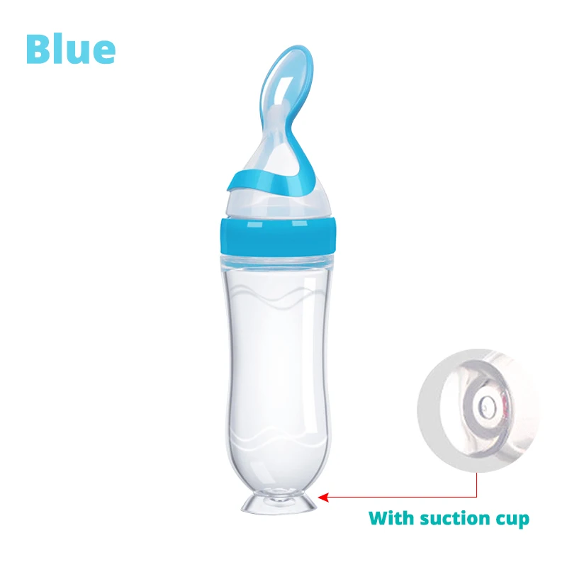 Baby Feeding Bottle Spoon Milk Bottle Baby Training Feeder Food Supplement Food feed Spoon BPA Free