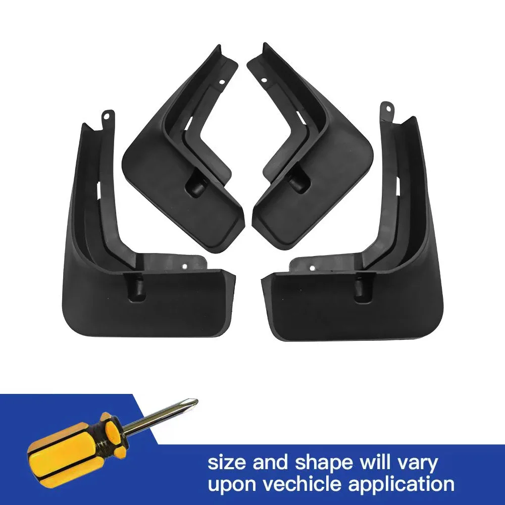 

4Pcs Front & Rear Mud Flaps Splash Guards Mudguards Black Fit For Chery Tiggo 7 Pro 2020 2021