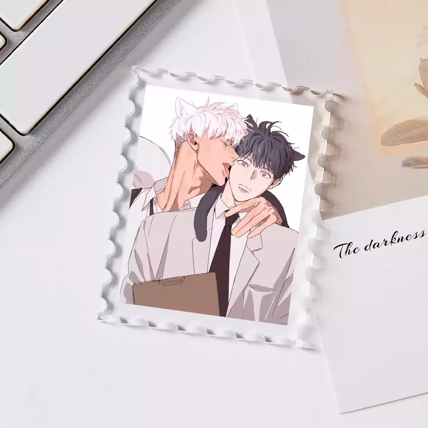 101)【海外製 】クリアスタンプ ヴィンテージ 紳士 肖像画