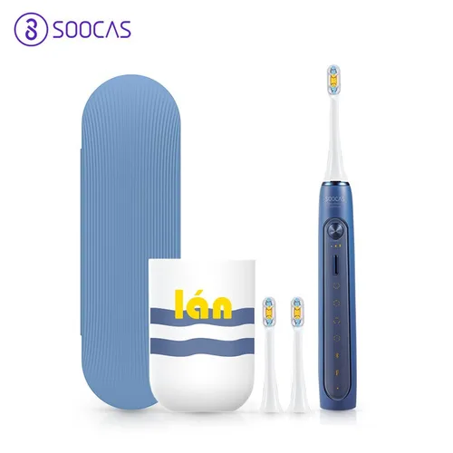 Soocas X5 IPX7 방수 전동 칫솔, 미백 초음파 자동 무선 충전 칫솔, 구강 청소 3