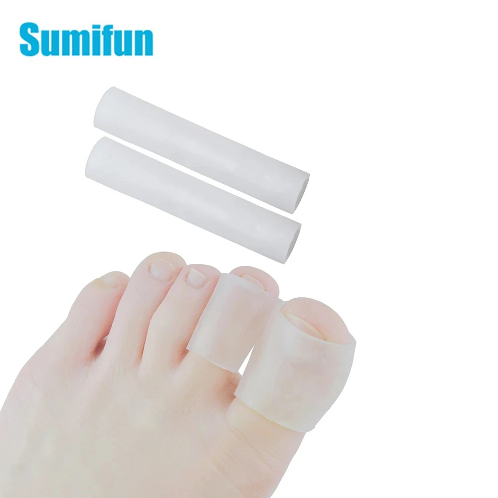 

2/4/6Pcs Silicone Gel Tubes Finger Toe Pain Relief Protection Feet Corns Calluses Blister Cover Health Care Foot Tools
