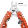 Pet Nail Clippers Wooden Handle Dog Nail Clippers Pet Grooming And Cleaning Tools Pet Nail Clippers 4