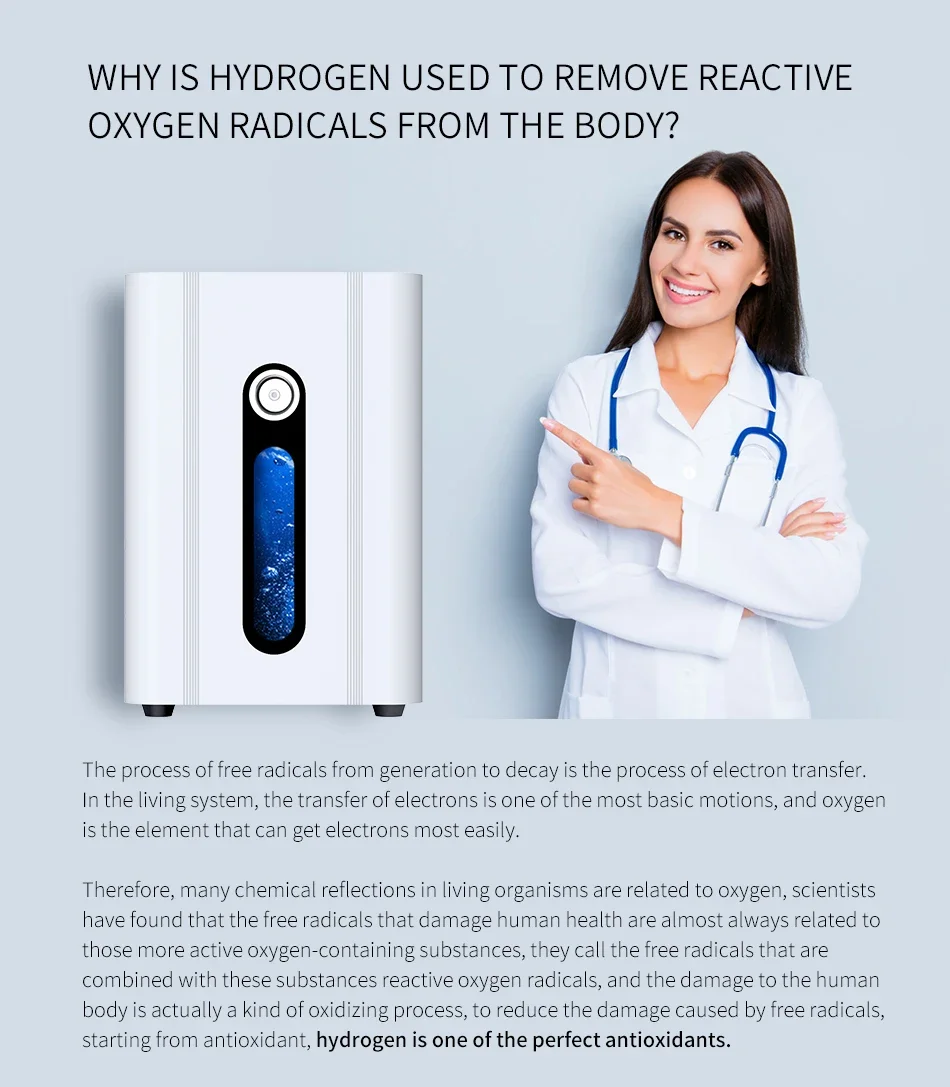 S0f4e32808a1e48e7897f520b67d6e7f1F Hydrogen Inhalation Machine Portable Molecular Hydrogen Water Generator for Wellness 99.99% Purity Low Noise SPE/PEM 150ml/min