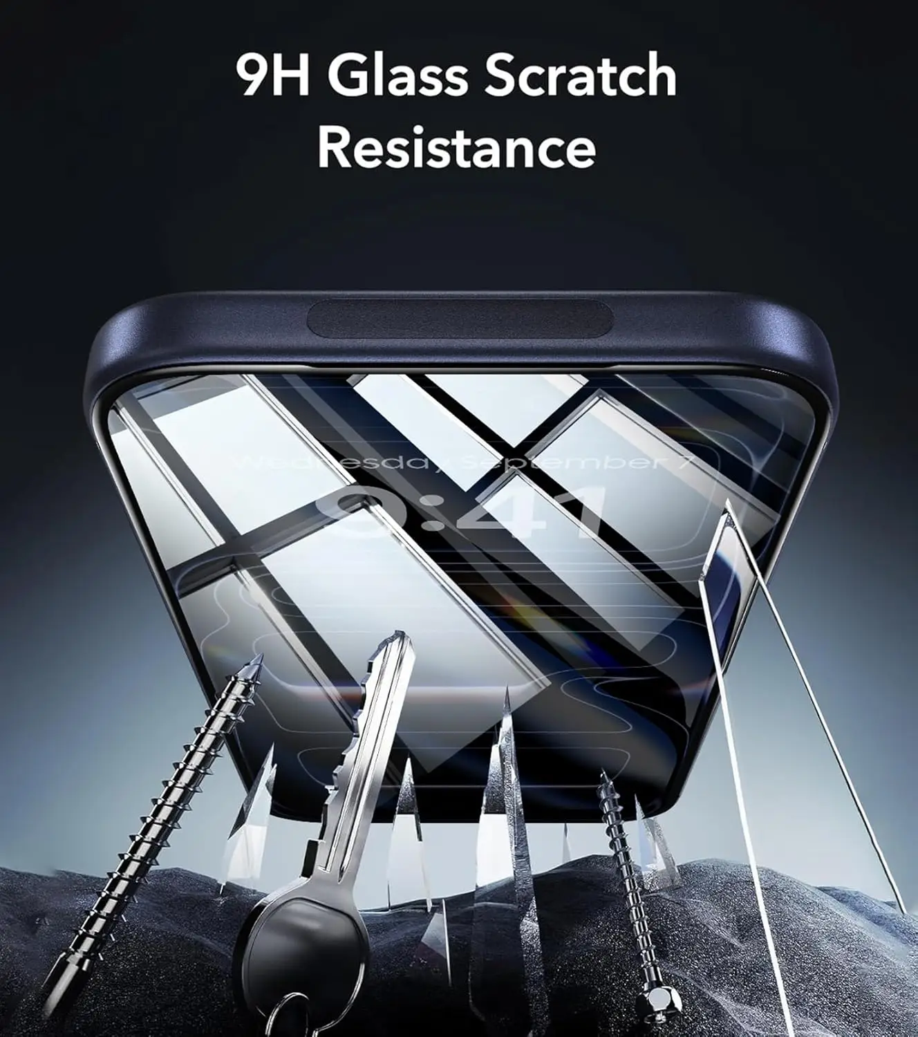 Enhanced Privacy Screen Protector - Easy Installation, Anti-Spy, Dust-Free, Tempered Glass, 9H Hardness (1/2/3 Pack)