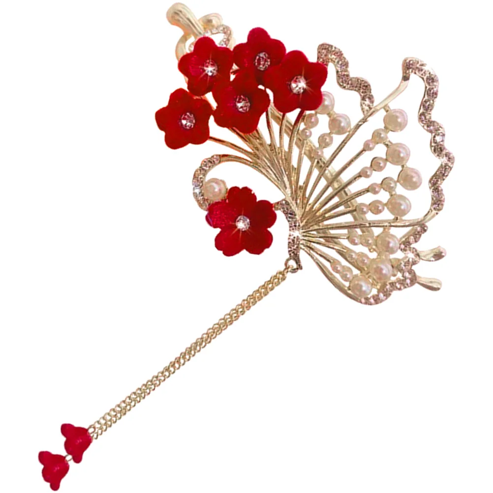

Chinese Tassel Hair Clip Ancient Costume Hair Clip Side Clip Bangs Clip Chinese Hair Accessory