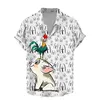 Men's Shirt Skull Pumpkin Ghost Halloween Print Hawaiian Short Sleeve Shirt S Comfort Clothing Fashion Design Men's Open Lapel T 5