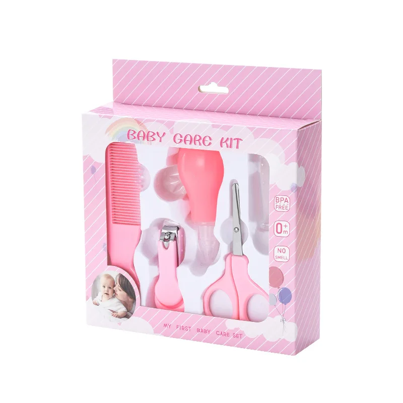 Infant Baby Care Kit Baby Comb Nose Aspirator Scissors Care Kit Healthcare Newborn Essentials Products,nasal aspirator,baby care kit,health care kit