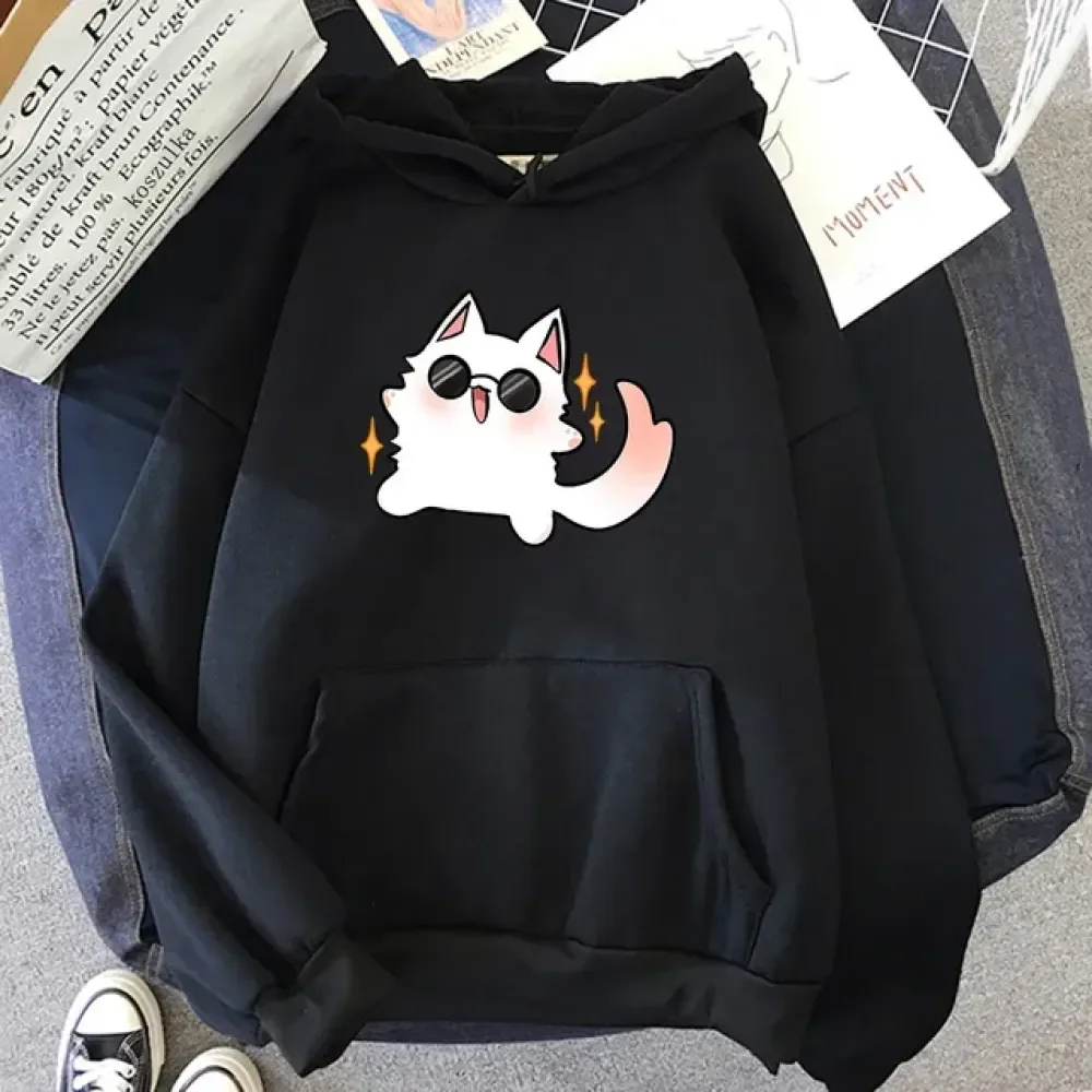 Jujutsu Kaisen 2 Hoodie Women/Men Harajuku Funny Kawaii Satoru Gojo Cat Hoodies Unisex Anime Manga Cartoon Pullovers Sweatshirts zip up hoodie fleece hoodies print hoodies