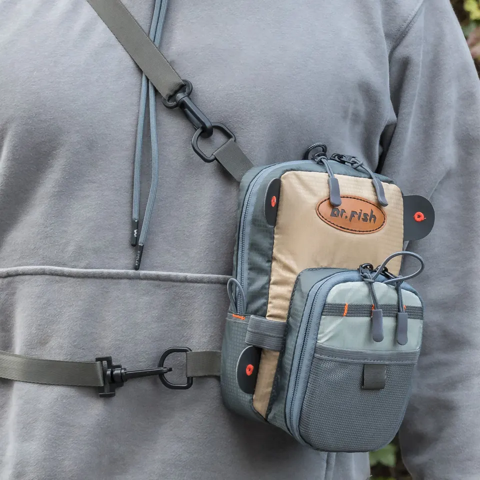 Sac De Pêche à La Mouche 3-en-1 : Imperméable, Léger - Sac à Dos, Sac De Coffre Et Sac De Poitrine