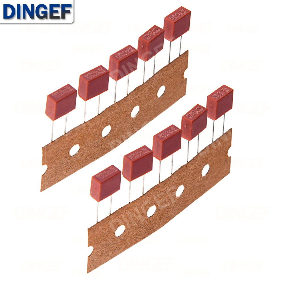 Assorted Pack of 10 Slow Blow Fuses (2A-6.3A, 250V) - Square Plastic Design