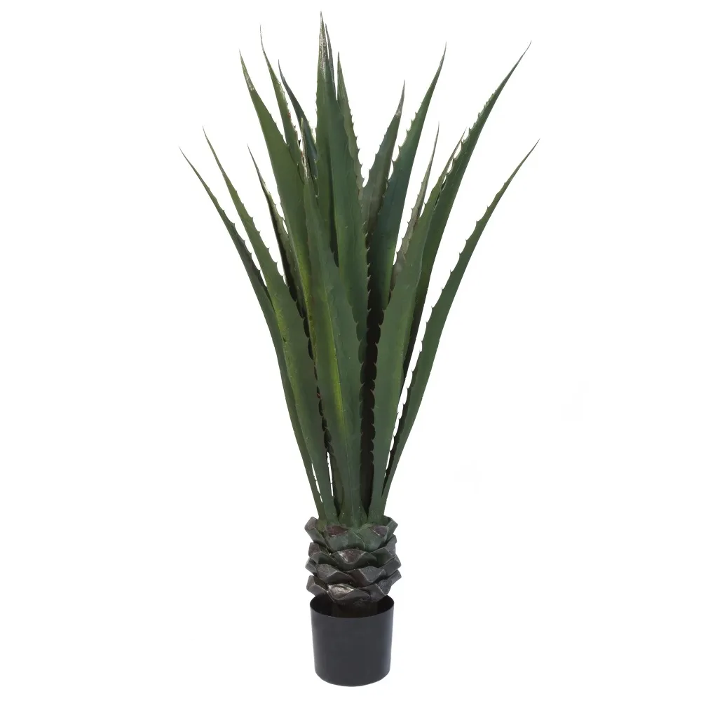 

52-дюймовое искусственное дерево Agave с 7-дюймовым горшком для домашнего декора
