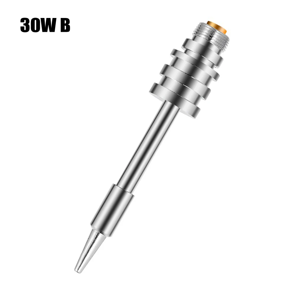 1pcs B/C/K 510 Interface 30W Soldering Iron Tip Silver Plating Process USB Welding Rework Power Tools Accessories Parts