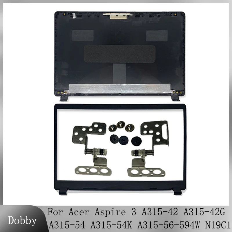 노트북 LCD 후면 커버, 에이서 아스파이어 3 N19C1 A315-42 A315-42G A315-54 A315-54K A315-56-594W 탑 케이스, 노트북 경첩 전면 베젤
