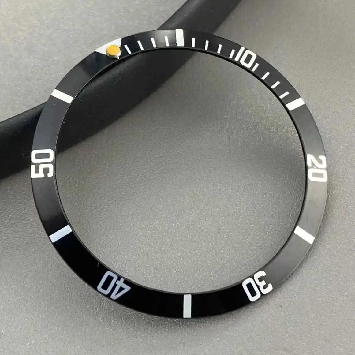 Vintage 36.5mm Aluminum Bezel Insert for 40mm Men's Watch Cases