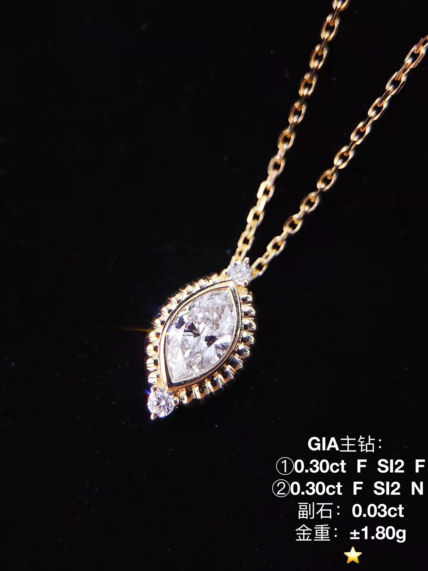 fashion royal style natural diamond necklace jewelry for lady&wedding&party&all season&life wear